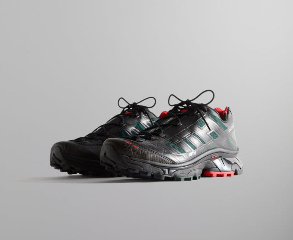 Kith for Salomon XT-4K - Black / Scarab / Fiery Red