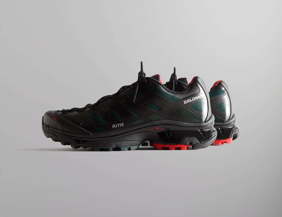 Kith for Salomon XT-4K - Black / Scarab / Fiery Red