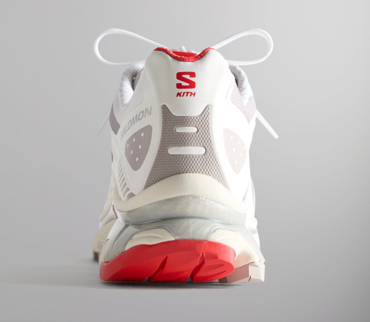 Kith for Salomon XT-4K - Bright White / Ashes of Roses / Fiery Red