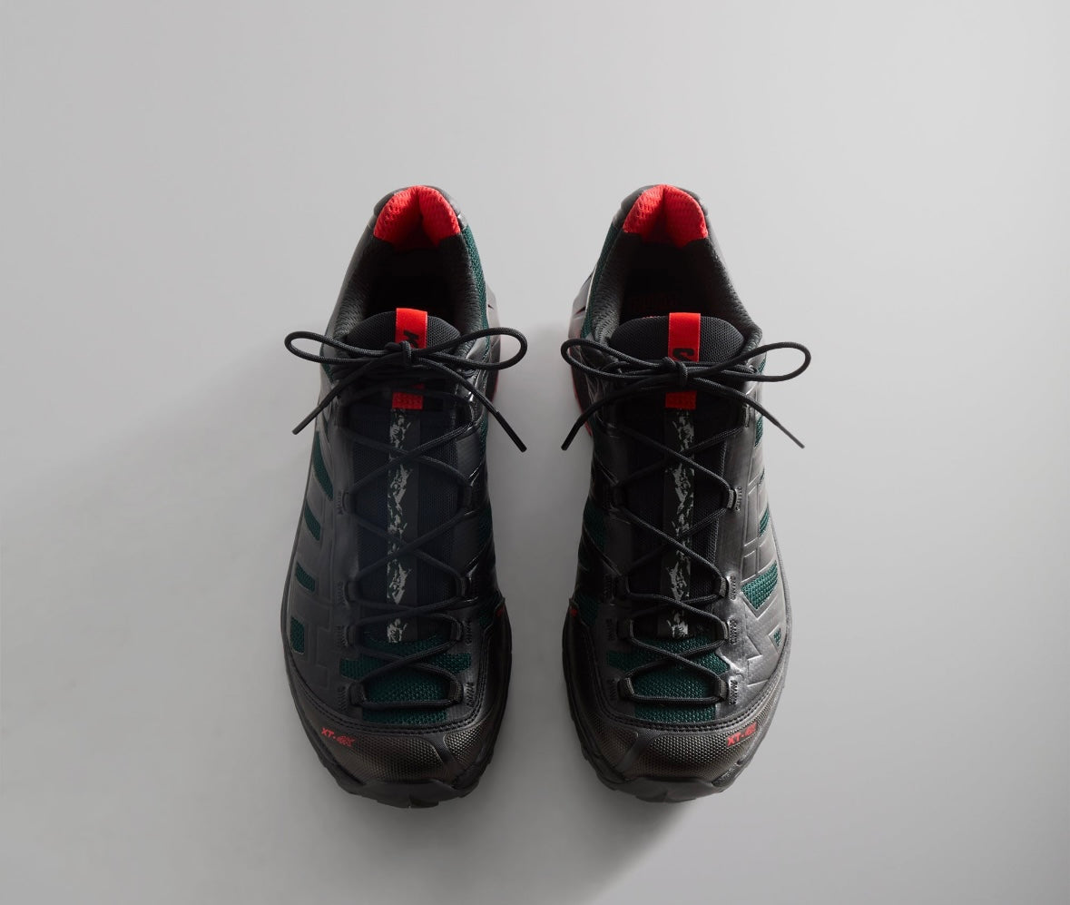 Kith for Salomon XT-4K - Black / Scarab / Fiery Red