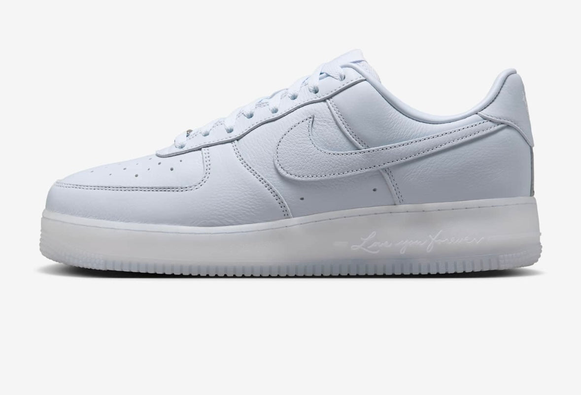 NOCTA X NIKE AIR FORCE 1 LOW
PALEST PURPLE/COBALT TINT