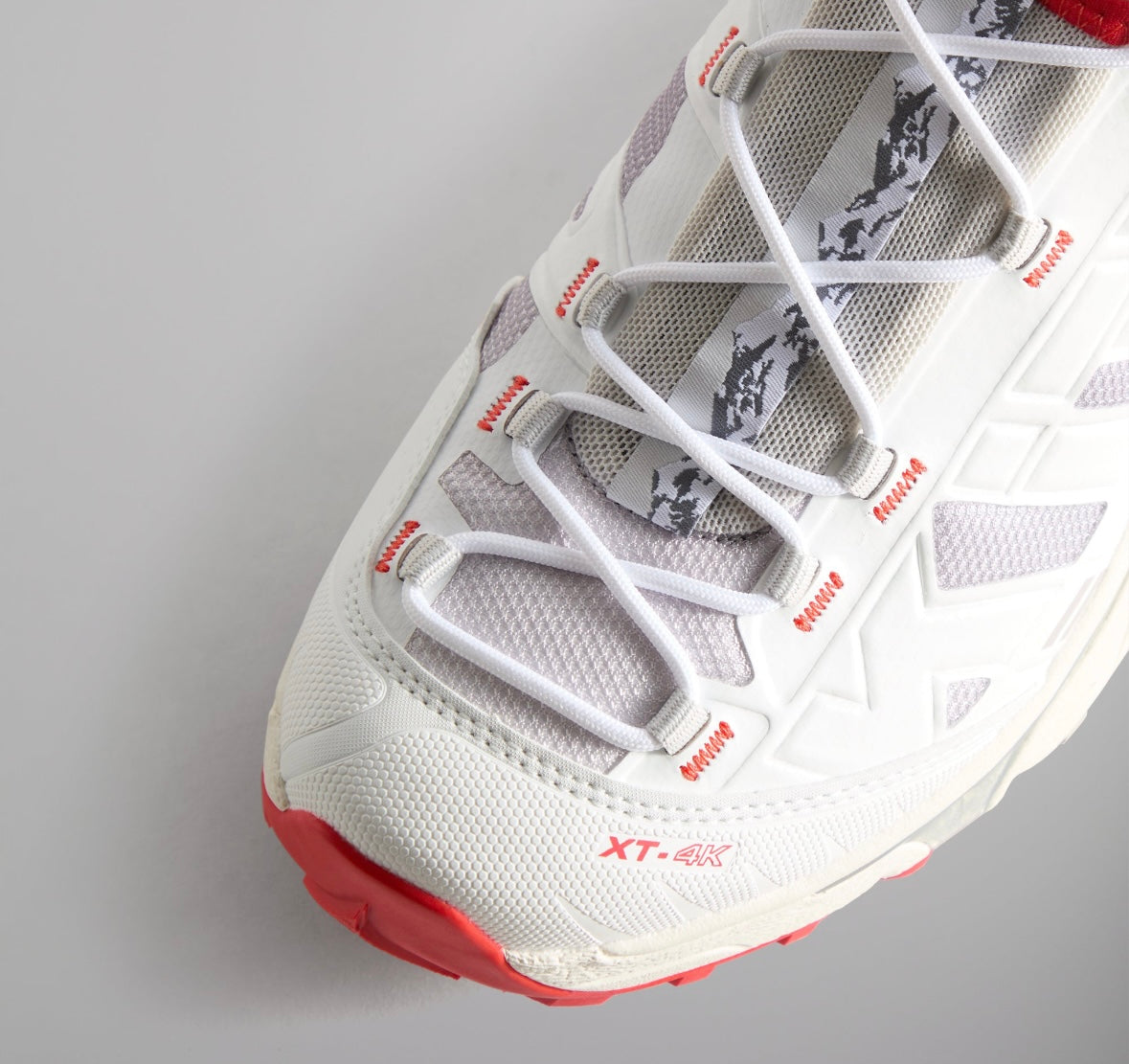 Kith for Salomon XT-4K - Bright White / Ashes of Roses / Fiery Red