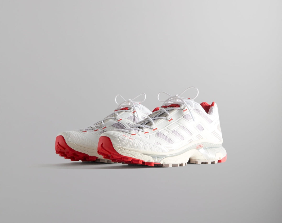 Kith for Salomon XT-4K - Bright White / Ashes of Roses / Fiery Red