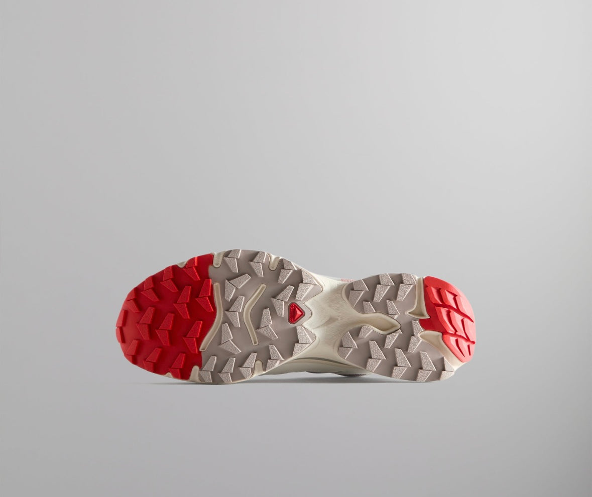 Kith for Salomon XT-4K - Bright White / Ashes of Roses / Fiery Red