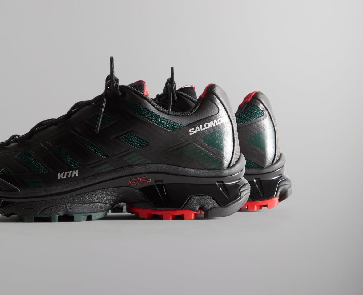 Kith for Salomon XT-4K - Black / Scarab / Fiery Red